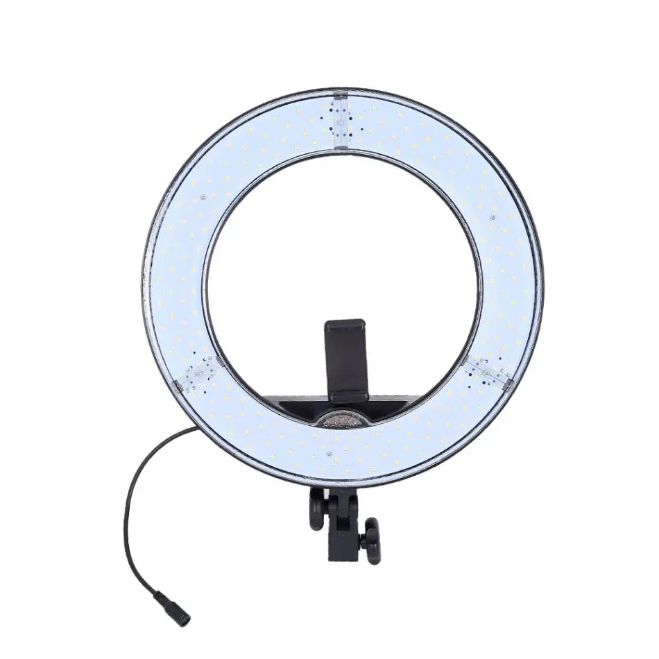 12 Inch LED Ring Light Diffuser Phone Camera Clip Bracket Holder for