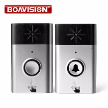 H6 Wireless Doorbell Voice Intercom 300M Distance Outdoor Transmitter Indoor Receiver Intelligent With Fixed Paste