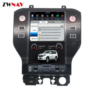 

ZWNVA Tesla style Screen Newest Android 7.1 Car DVD Player GPS Navigation Radio Screen For Ford Mustang MK6 2015 2016 2017