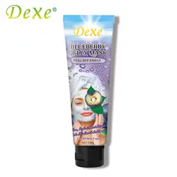 120 г Dexe желе Peel Off Mask Blueberry раз увлажняющий сделать ее гладкой