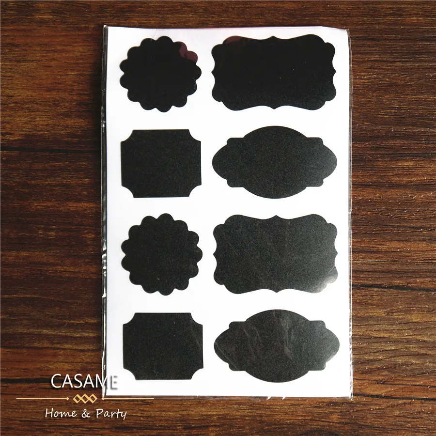 Buy black sticker wholesale 50*35MM vinyl chalkboard