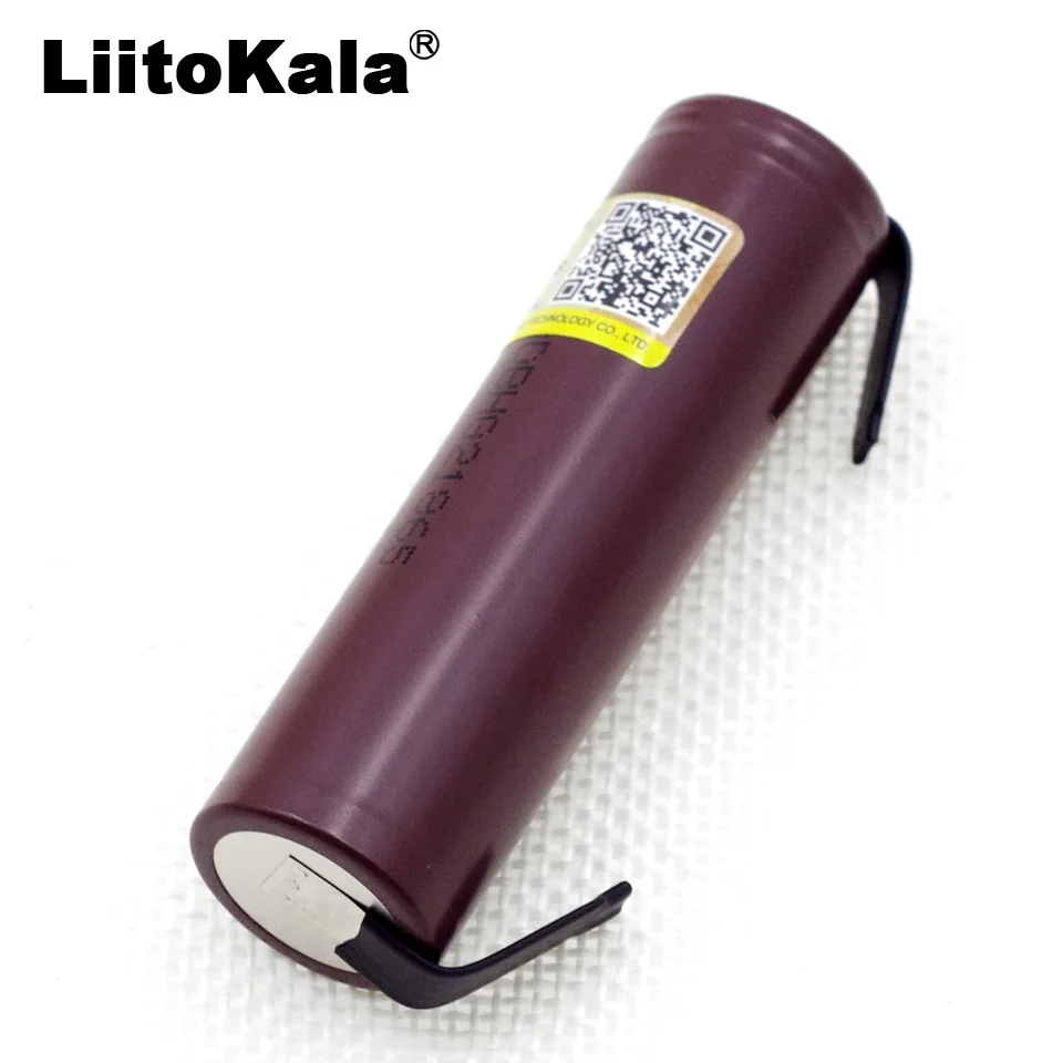 10 шт. Liitokala для HG2 18650 3000mAh перезаряжаемый аккумулятор для электронных сигарет высокоразрядный, 30A высокий ток+ DIY nicke