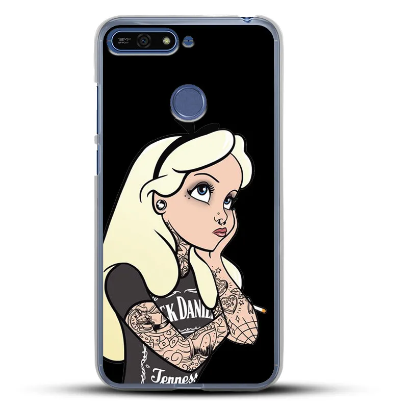 Phone Cases For Huawei Honor 7A Silicone Case TPU Flexible Housing Cartoon Painted Cover Fundas Pro Prime |