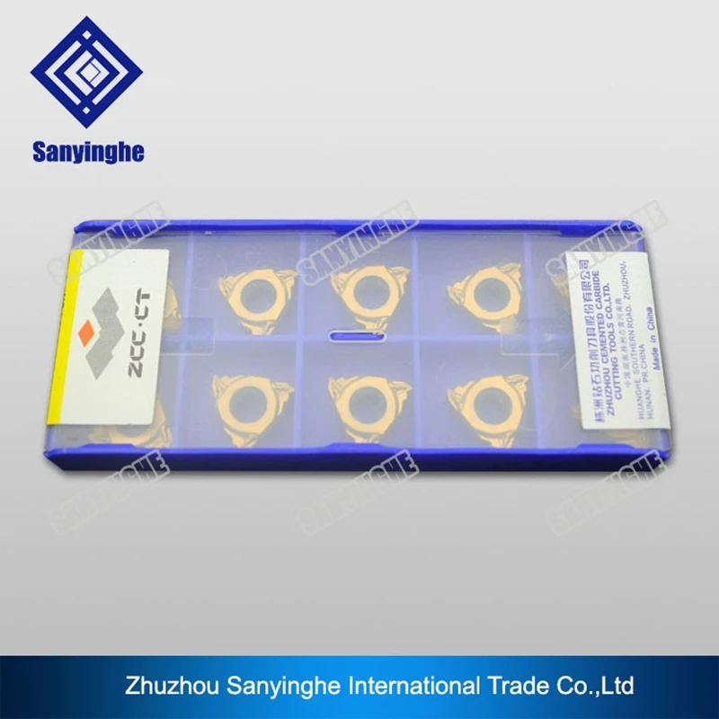 10pcs ZCC.CT RT16.01W-3.00GM YBG201 Carbide Threaded blades