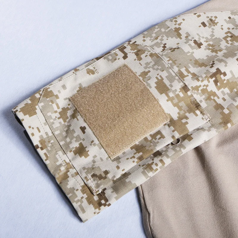Американская армейская Защитная Военная Униформа с коротким рукавом камуфляжная форма для страйкбола боевой проверенный рубашки для пейнтбола милитари тактическая одежда