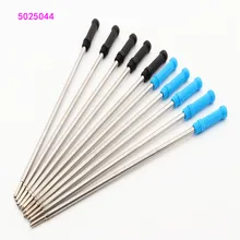 Высокое качество 5 шт. черный синий красный чернила заправка Средний Перо Шариковая ручка для школы студентов офисные канцелярские принадлежности