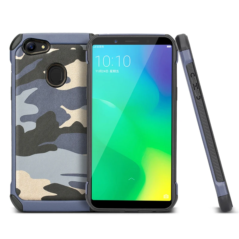 Армейский камуфляжный чехол для OPPO A1 A3 A83 A77 с рисунком ПК + ТПУ 2 в 1 Противоударная