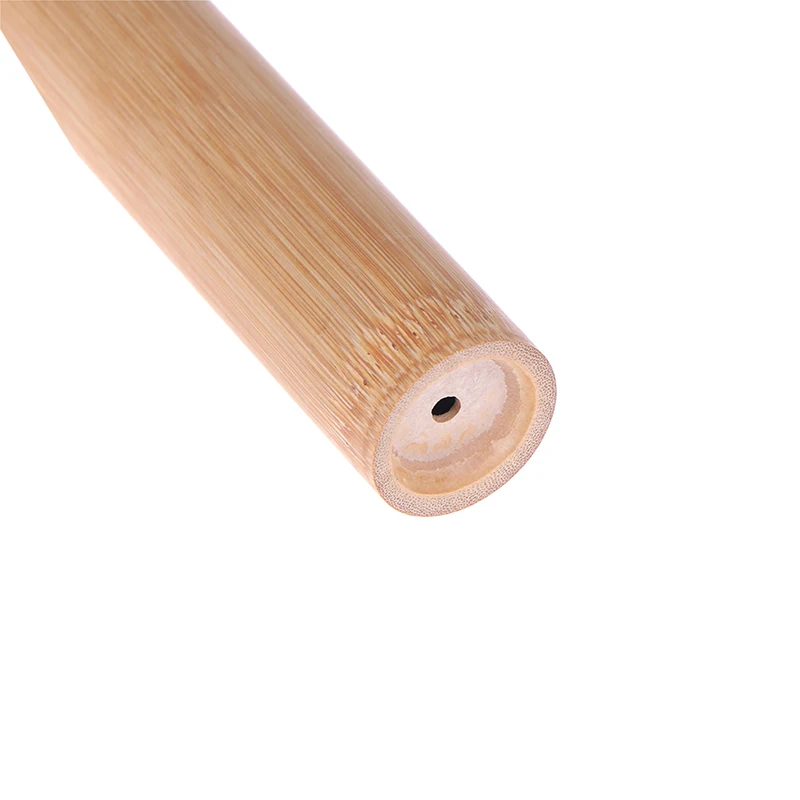 1 шт натуральное волокно ультра мягкая щетка с напылением из бамбукового угля бамбуковая трубка зубная щетка уголь чистка зубов