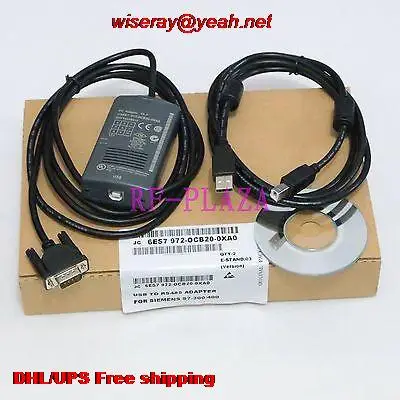 

DHL/EMS 10pcs Programming cable 6ES7972-0CB20-0XA0 for S7-300/400 USB to RS485 adapter-A5