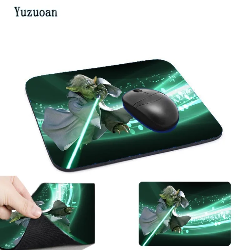 Игровой коврик для мыши Yuzuoan Star Wars The Force игровой 22*18 см и 25*29 украшения рабочего