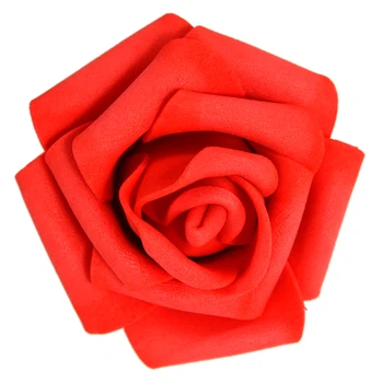 

100PCS Foam Rose Flower Bud Wedding Party Decorations Artificial Flower Diy Craft Red 17 Colors