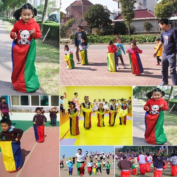 

Family Sack Racing Games Jumping Sports Balance Training Toy School Activity Supply Party Garden Outdoor Fun Toy for Kids Adult