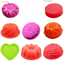 

COOKNBAKE DIY Silicone Big Cake Mold Popular Baking Tools Birthday Cake Mold Health Materials New Arrive Product
