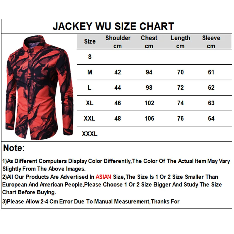 JACKEYWU рубашки домашние муж. для мужчин Мода г. Китай Стиль чернилами платье с длинными рукавами рубашка тонкий хлопок дышащий