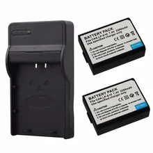 2PCS 2200mAh LP E10 LP E10 LPE10 Digital Camera Battery USB Charger for Canon 1100D 1200D