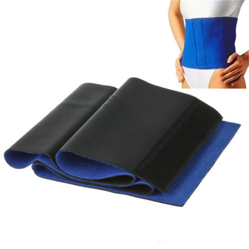 Blue Slimming Waist Belt cinchers Trimmer Exercise Weight Loss Burn Fat