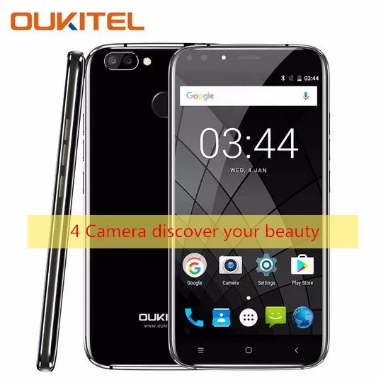 OUKITEL U22 Android 7 0 5 5 inch 4 Cameras Smartphone MTK6580A Quad Core 2GB RAM