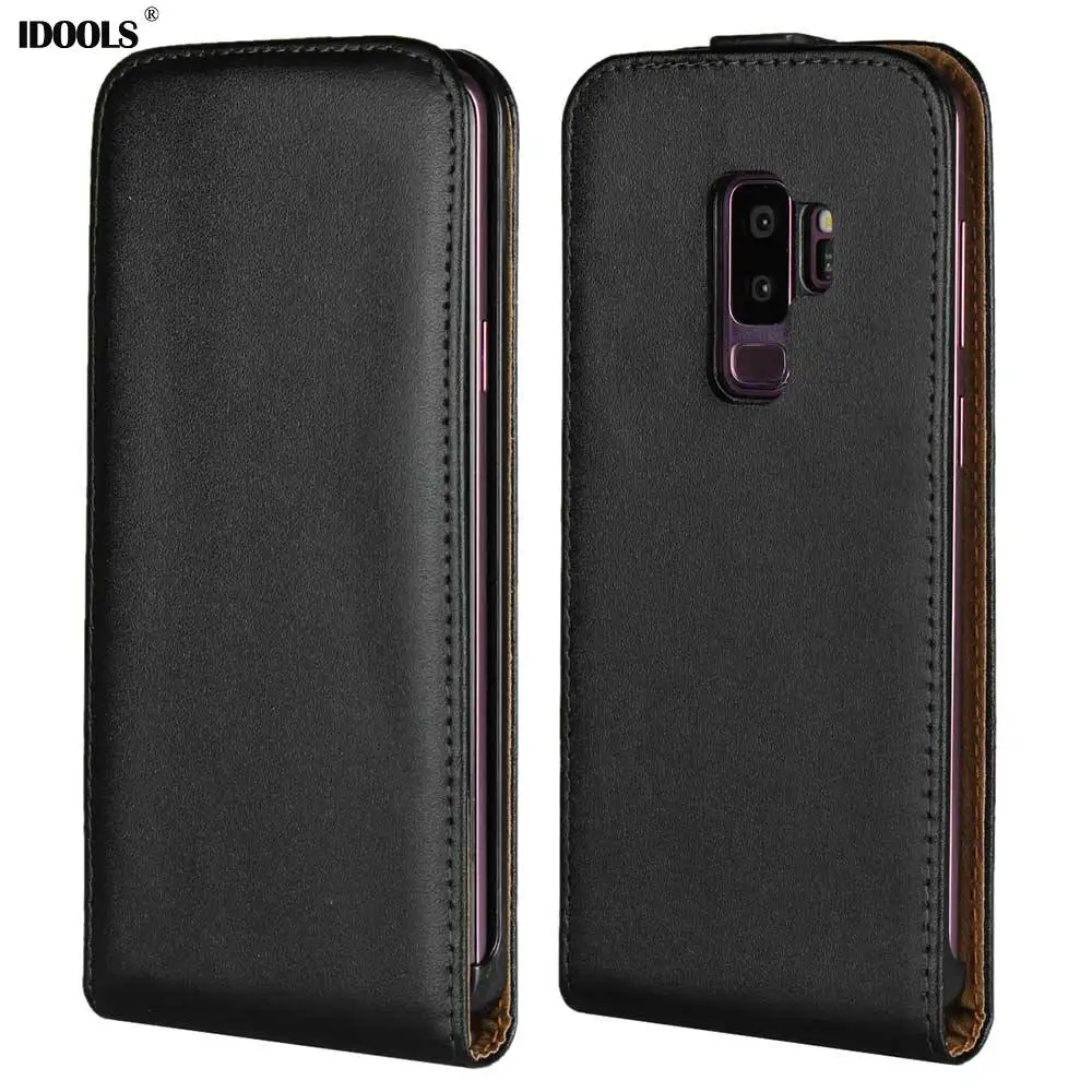 

IDOOLS Flip Cover Case for Samsung Galaxy S9 Plus S9+ Luxury Wallet PU Leather Mobile Phone Bags Cases for Samsung S9 S 9 Coque