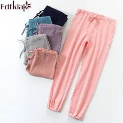 Fdfklak 2018 Лето Для женщин сна беременных Брюки Одежда для беременных Для женщин Беременность брюки сна и гостиная брюки F246