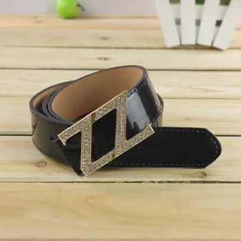 

Fashion Lady Sweet Candy Color Z Button Elegant Women Belt Luxury Brand Designer Belt for Female ZZ waist belts women