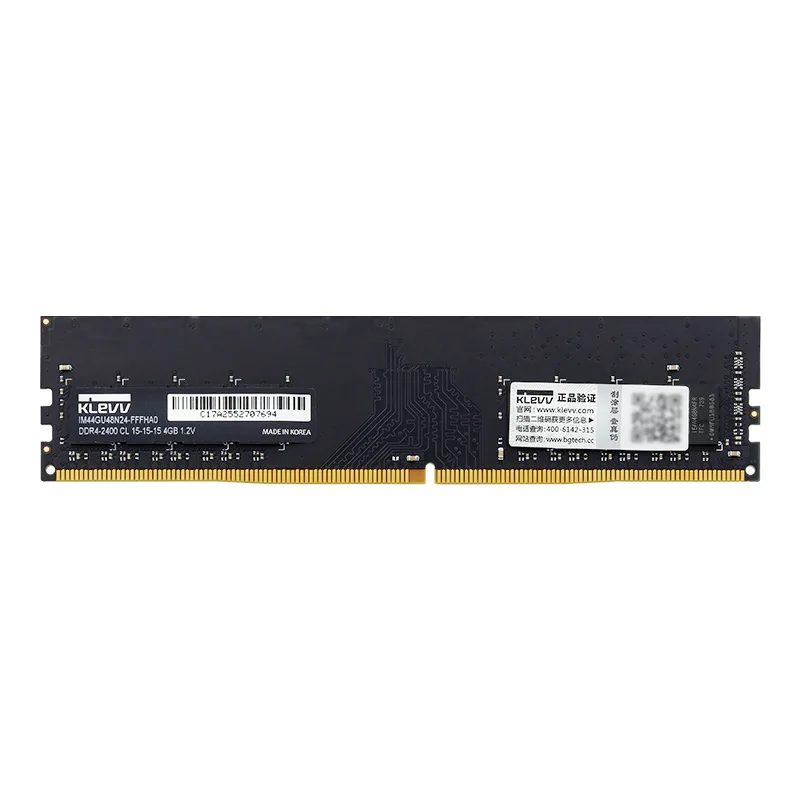 

Klevv Desktop Memory 4G 8G 16G DDR4 2400MHz DIMM RAM 1.2V Memory Stick Compatible With 2133 RAM Lifetime Warranty