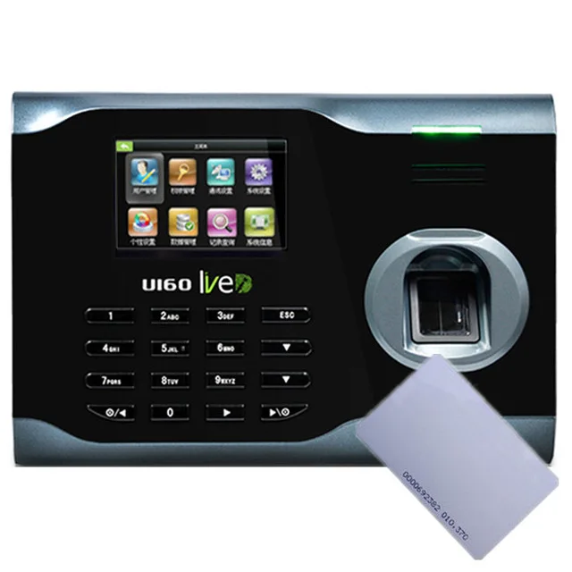 ZKteco U160 TCP//IP Fingerprint Time Attendance ZK WiFi Fingerprint Time Clock