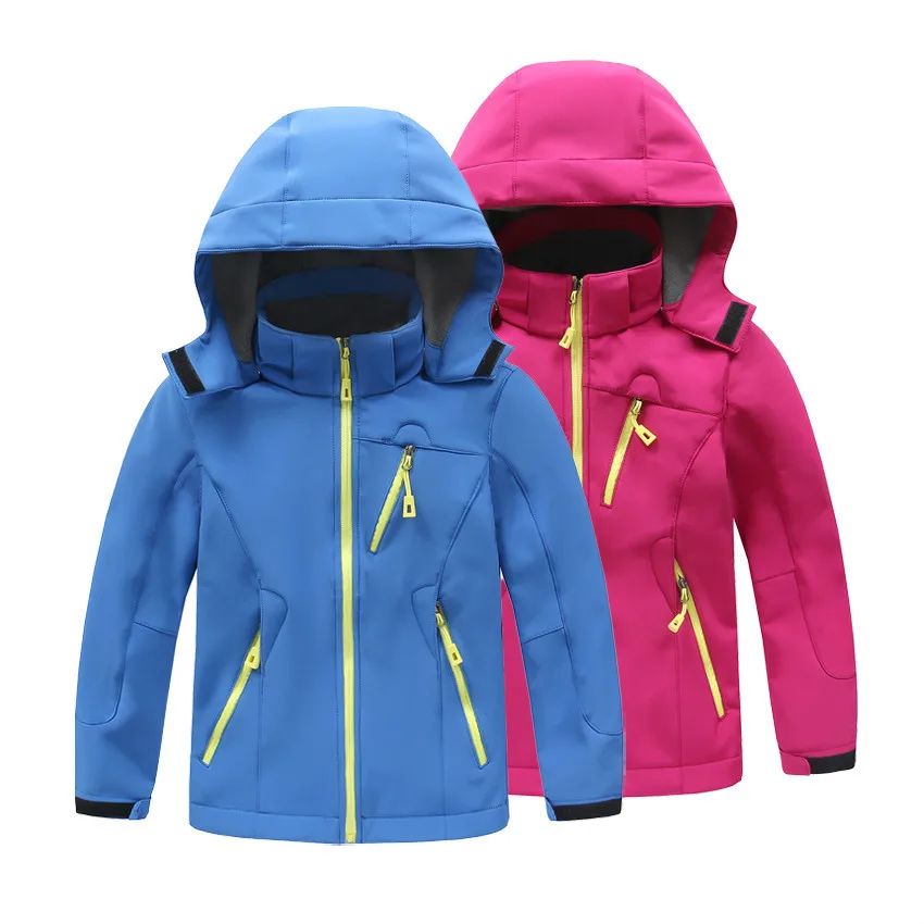 

Mortonpart Children's Winter Fleece Softshell Jackets Kids Sport Coats Outdoor Girl Boy Camping Hiking Trekking Windbreaker