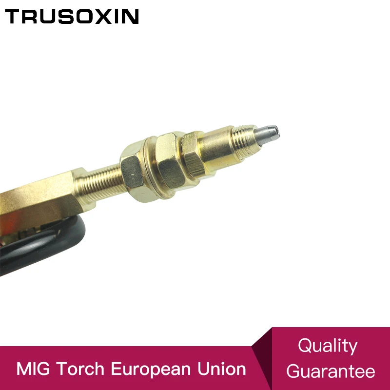 MIG 200A NBC-200 spool gun line drawing torch with European connector