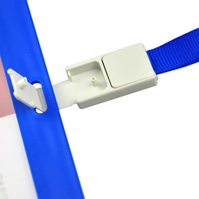 Plastic ID Card Holder Candy Colors Name Tag Exhibition Cards Business Badge Holder With Lanyard School Office Supplies (2)