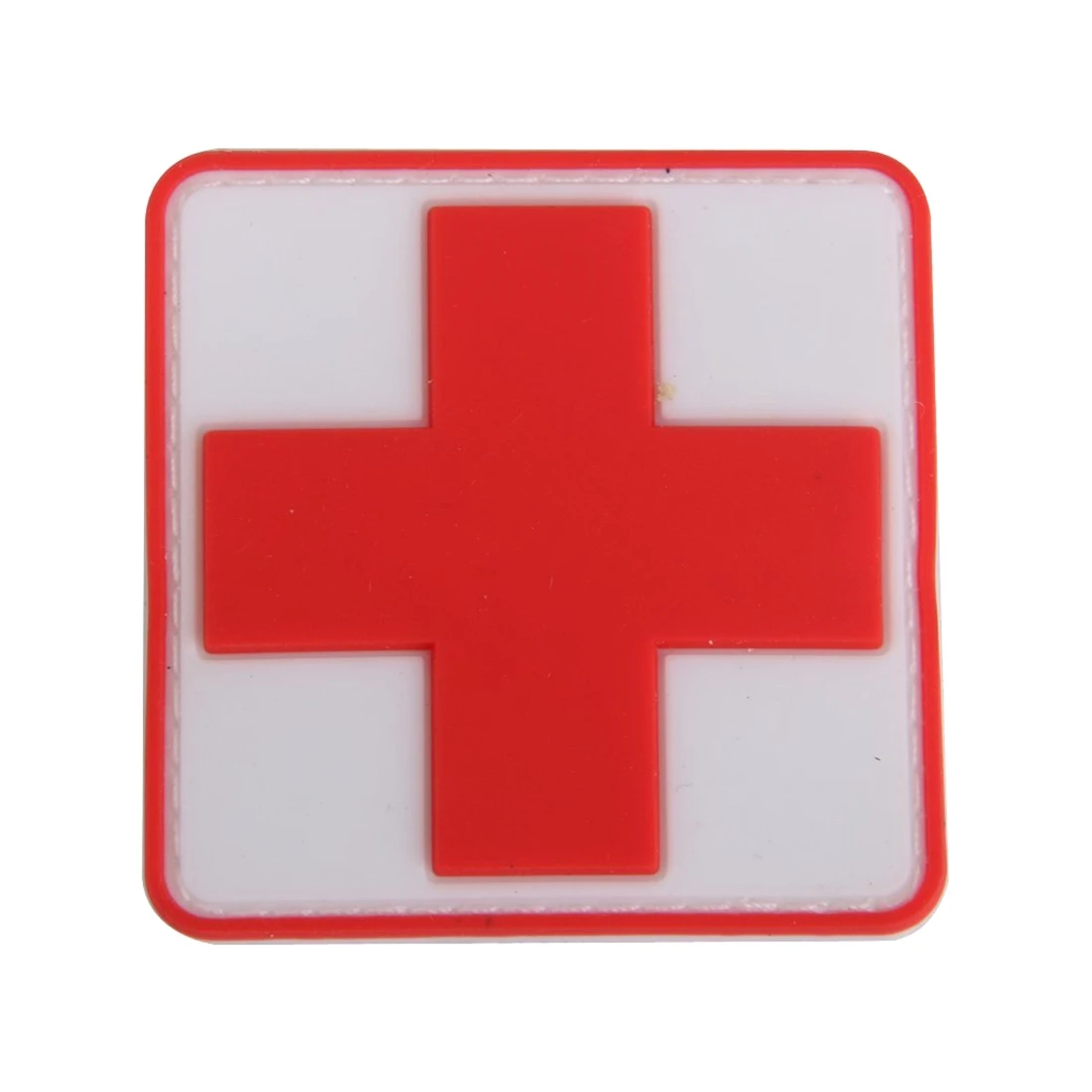 

Outdoor First Aid PVC Red Cross Hook Badge Patch