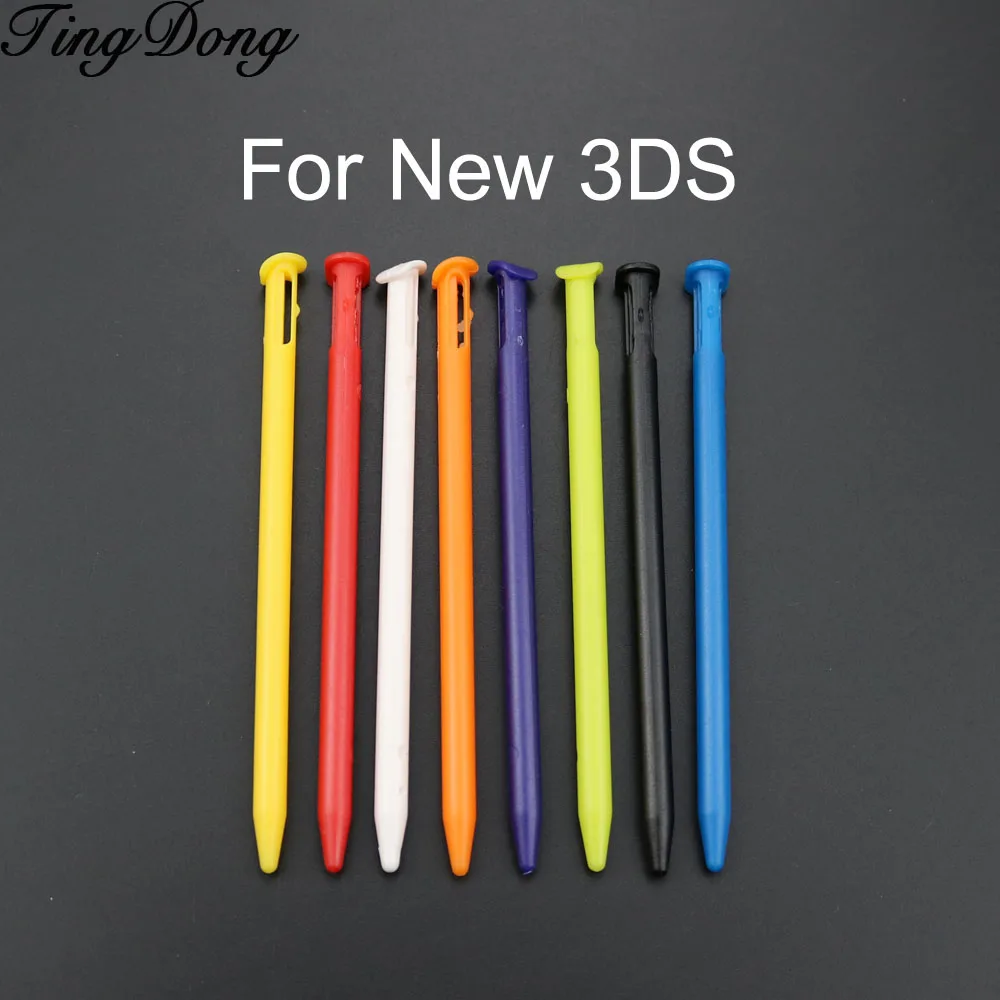 TingDong 200 шт./лот Многоцветный Пластиковый сенсорный Стилус для нового Nintendo NEW 3DS |