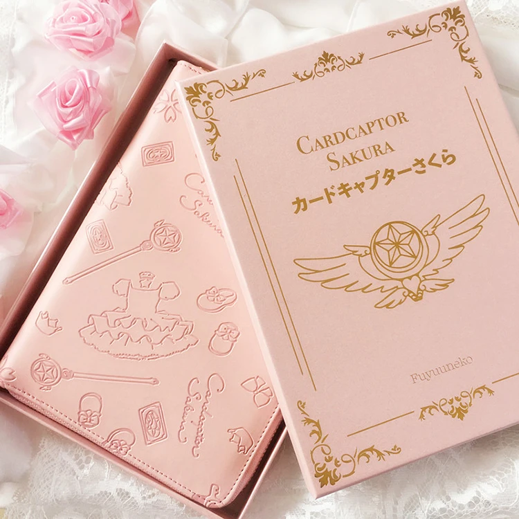 Карта Captor Sakura аниме действие напечатанный рисунок креативный бумажный блокнот мини мультфильм розовый молния обложка книги металлические ручки подарок кукла