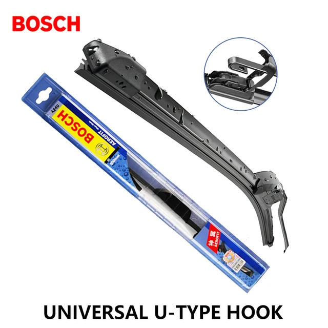 BOSCH AEROFIT 1pcs/lot BOSCH Car AEROFIT Windscreen Wipers Windshield Wiper Blades U-type Universal U Hook