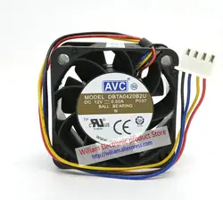 Новый Оригинальный AVC DBTA0420B2U DC12V 0.50A 40x40x20 мм 4 линий компьютер Вентилятор охлаждения