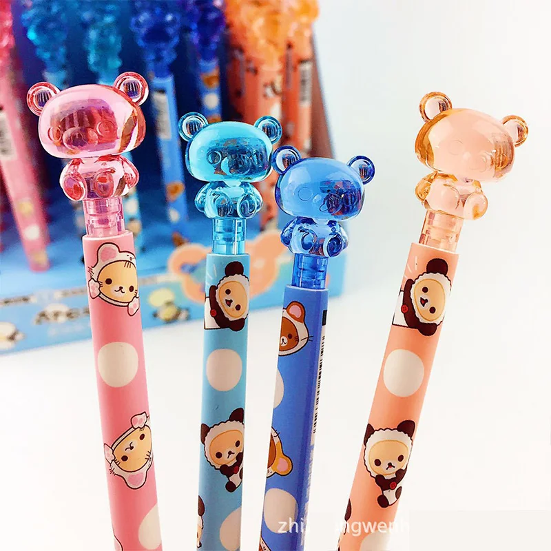 Механический карандаш Rilakkuma 4 шт./лот с милыми кристаллами автоматические