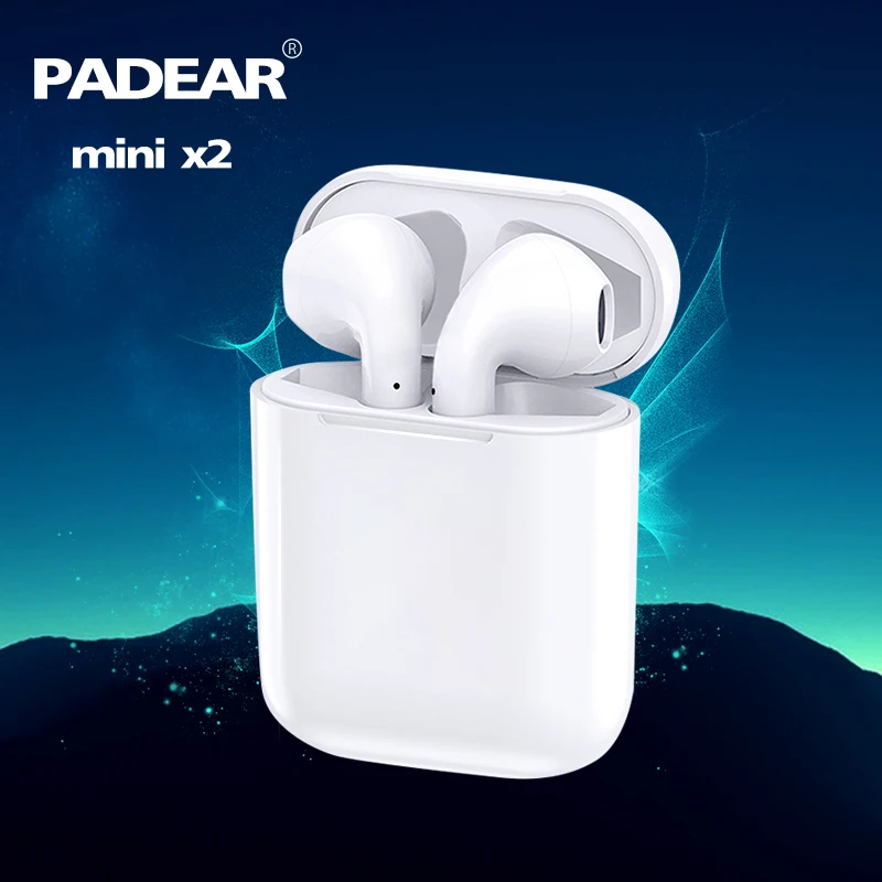

Padear mini X 2 Bluetooth Earbuds Wireless Earphone for i10 tws Iphone Android 6/7/8/PLUS X xs RS Max Sumsung