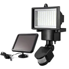 100LED Solar Powered Motion Sensor Light with Solar Panel , Outdoor lighting LED Security floodlights for garden/garage/pathway