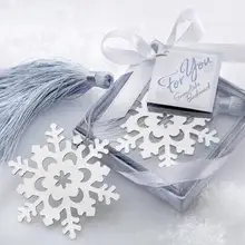 20 снежинки закладки аксессуары определенной формы Baby Shower сувениры для вечеринки ко дню рождения свадебные подарки для гостей Рождественские сувениры