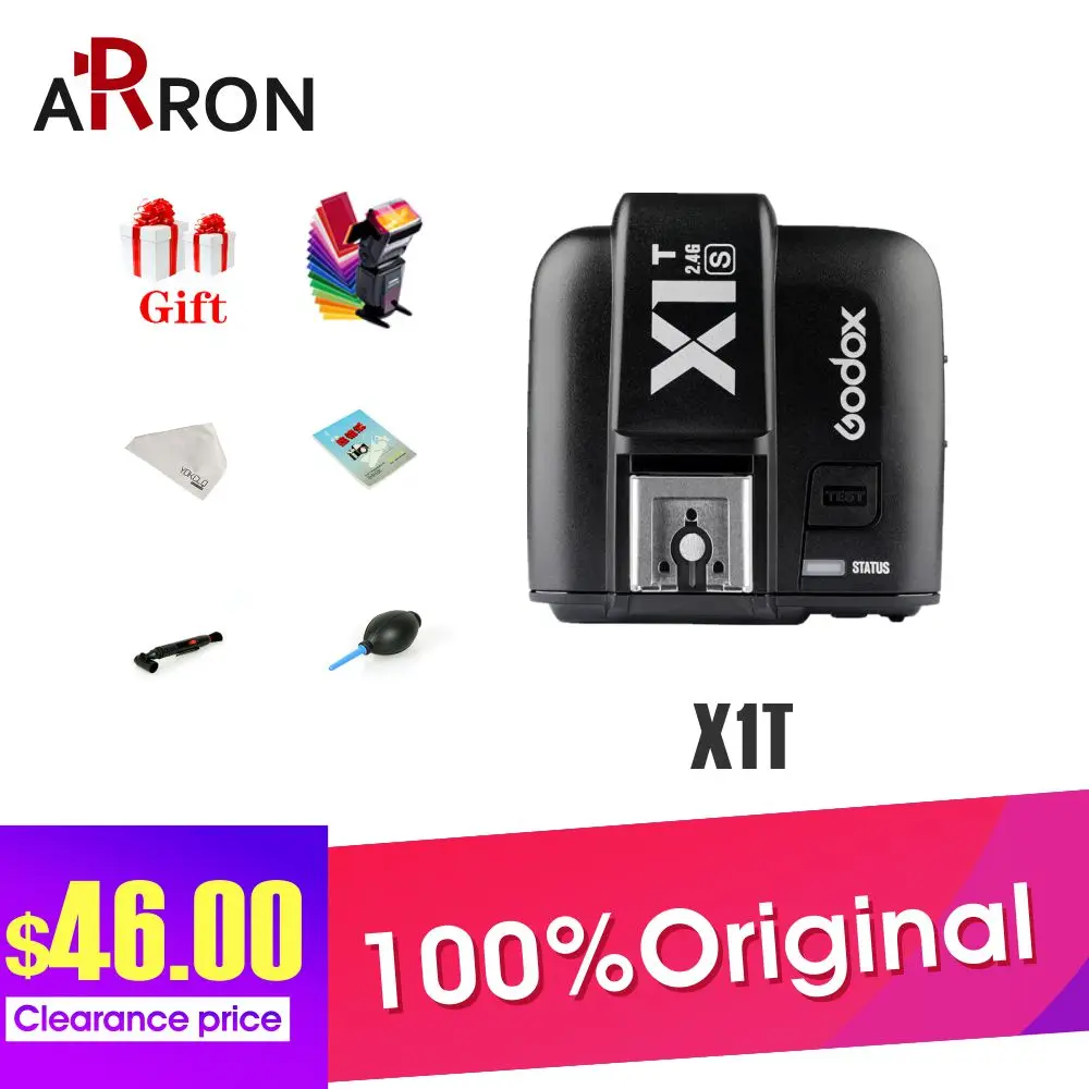 

Newest Godox X1T-S/C/N/O/F TTL Wireless Transmitter Wireless Flash Trigger for Sony Canon Nikon Olympus Fujifilm DSLR Cameras