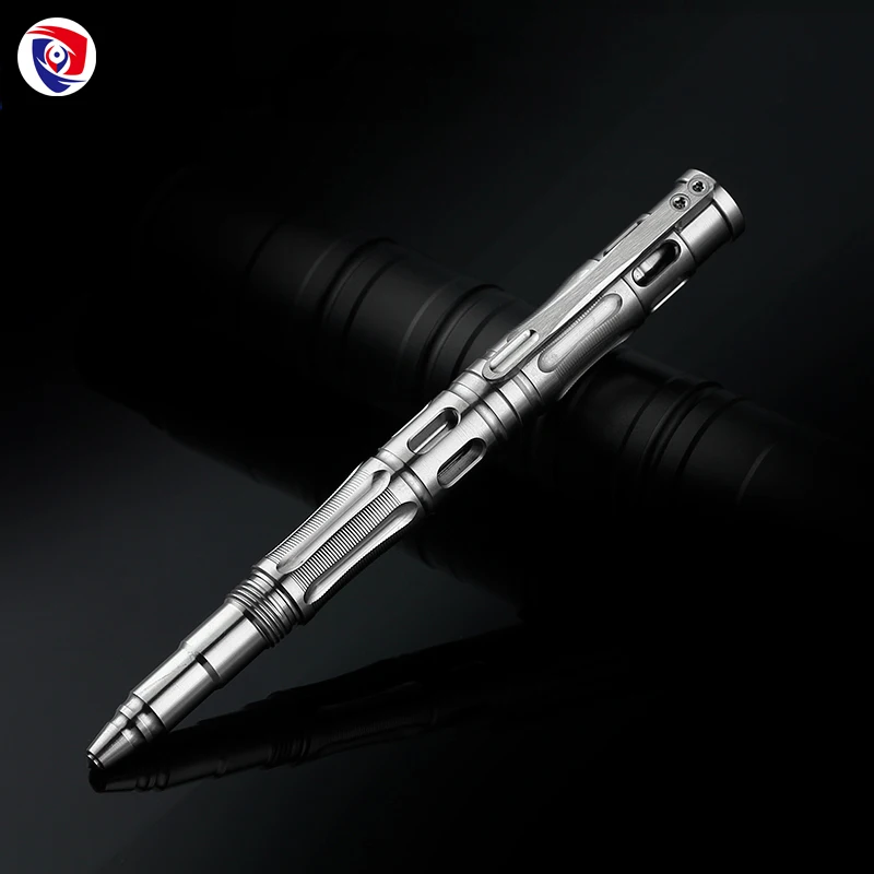Review Top New Outdoor Titanium alloy Self Defense survival Safety Tactical Pen Pencil With Writing Multi-func