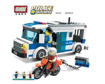

9313 204pcs SWAT/Police Constructor Model Kit Blocks Compatible LEGO Bricks Toys for Boys Girls Children Modeling