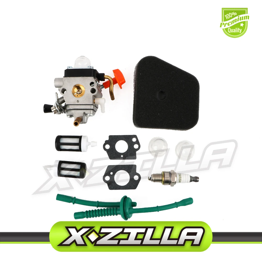 Carburetor with Fuel Line Tune Up Kit for STIHL FS100 FS100R FS110
