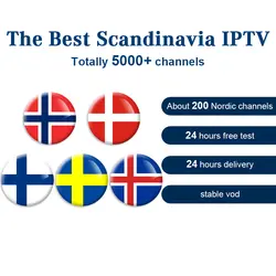 Швеция IP ТВ скандинавский IP ТВ Норвегии IP ТВ Nordic IP ТВ подписки для Android ПК IOS MAGBOX Smart ТВ