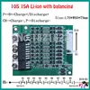 10S 15A 36V li-ion BMS PCM  battery protection board   bms pcm with balancing for lithium ion li battery 36V circuit board ► Фото 1/4