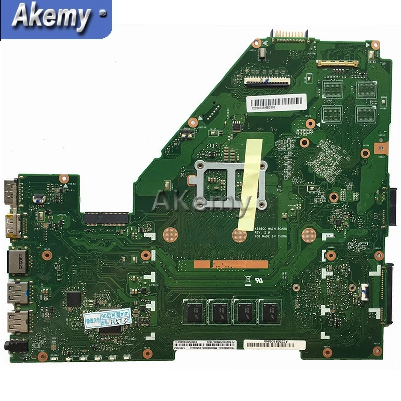  Akemy X550CA Laptop motherboard for ASUS X550CA X550CC X550CL R510C Y581C X550C X550 Test original 