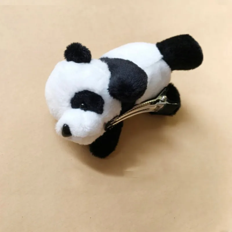 

1 Pc Kawaii Animal Panda Elastic Cartoon plush Hair Clip Hairpins For Girls Hair Accessories Dolls Headwear Hair Kid Plush Toys