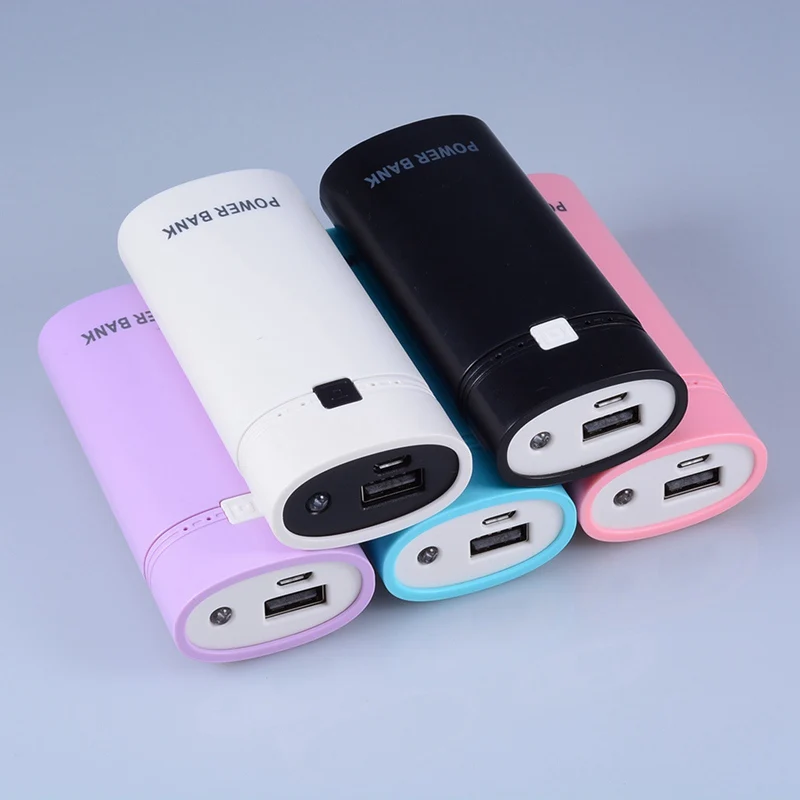 Блок питания DIY 2x18650 корпус фонарика USB Pover Bank 18650 Внешний аккумулятор для Xiaomi Huawei