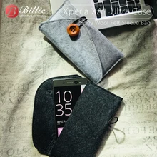 For Sony Xperia XA2 Ultra Casehigh quality Wool Felt Cover For Sony Xperia XA1 Sleeve Bag For Sony Xperia XA1 XA2 Ultra Cases