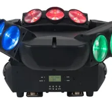 4 шт./лот светодиодный источник света 9*12 Вт cree RGBW диодный луч движущийся паук дя головы диско свет для dj оборудование dmx512 сценическое освещение