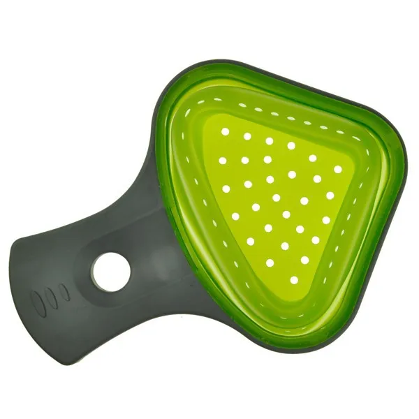 Portable Silicone Strainer Drain Noodles Pasta Scoop Vegies Colanderin